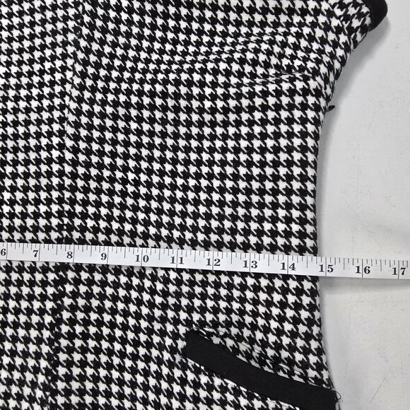 Sourpuss Black and White Houndstooth Mod Dress - Picture 7 of 10